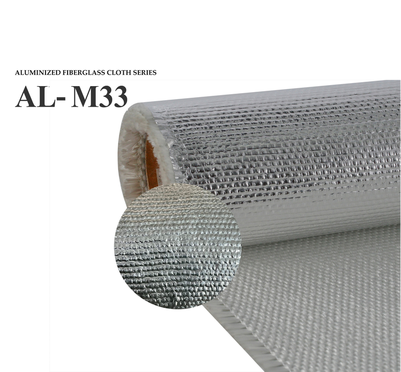 Wet And Stick Aluminized Non Woven Fiberglass Cloth From China