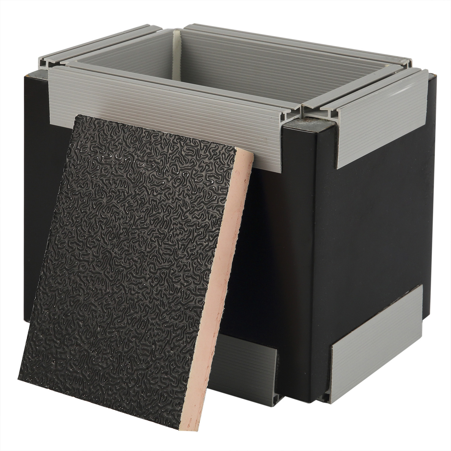 Black Aluminum Foil Foam Laminated Phenolic Insulation Board